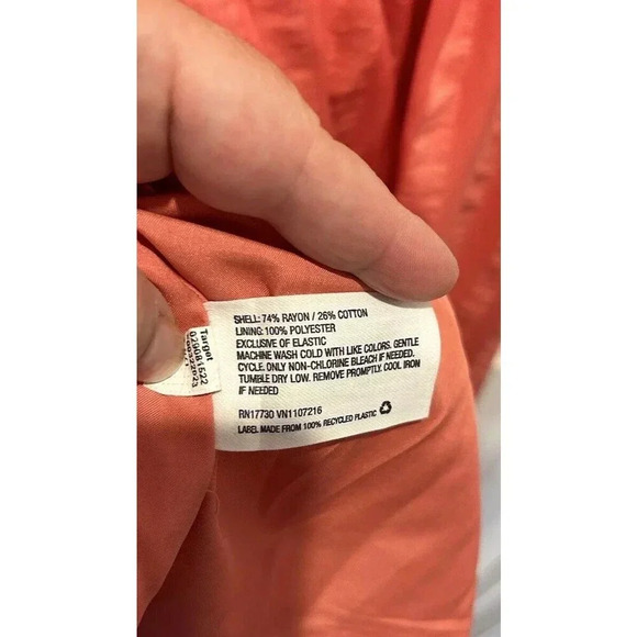 The Nines by Hatch Elbow Sleeve Tonal Maternity Dress Women’s Size Medium Pink - Picture 8 of 8